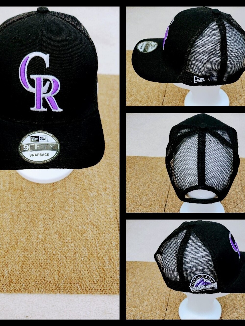 COLORADO ROCKIES MLB BASEBALL SNAPBACK HAT.